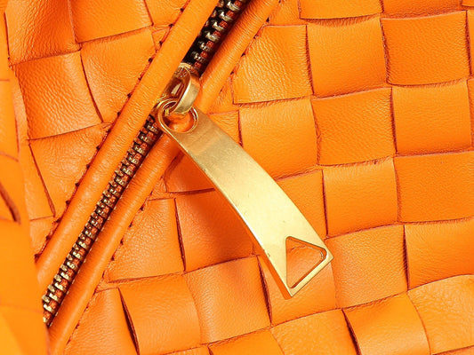 Luxury Bottega Veneta bv teen jodie 36cm orange lambskin