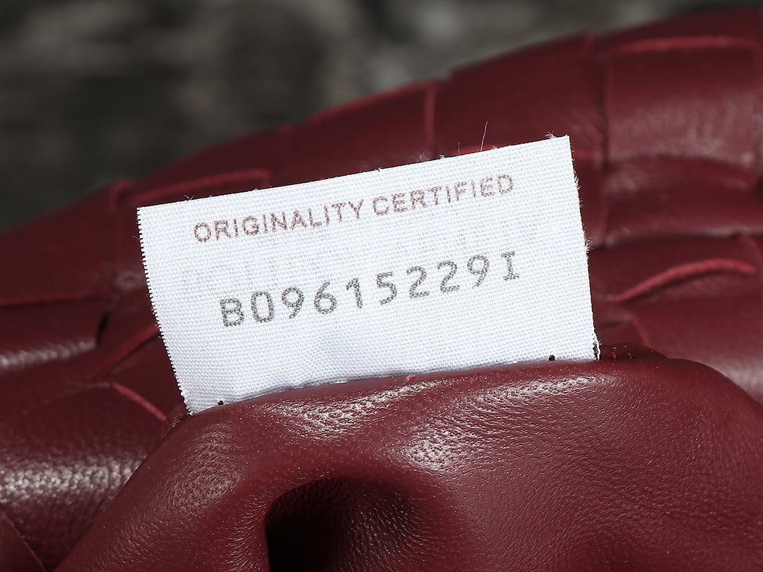 Luxury Bottega Veneta bv teen jodie 36cm burgundy lambskin