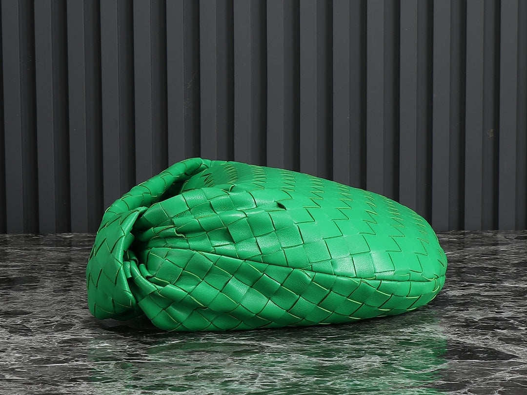 Luxury Bottega Veneta bv teen jodie 36cm green lambskin