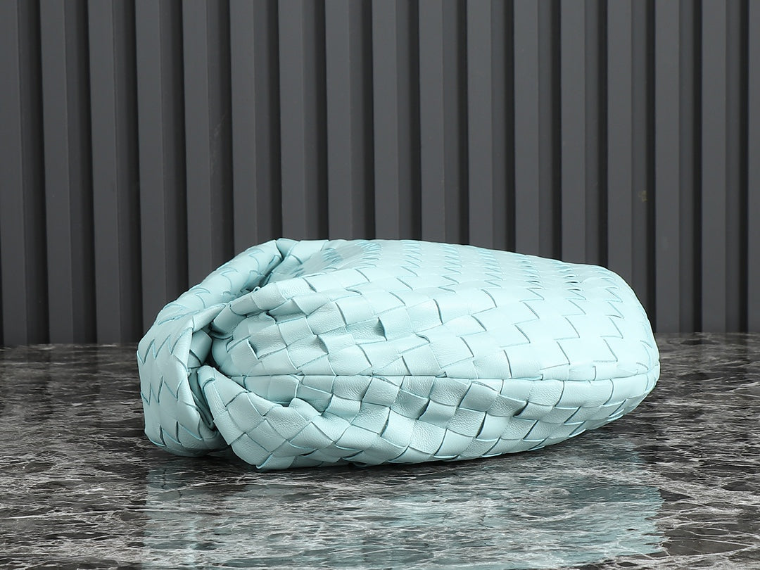 Luxury Bottega Veneta bv teen jodie 36cm tiffany blue lambskin