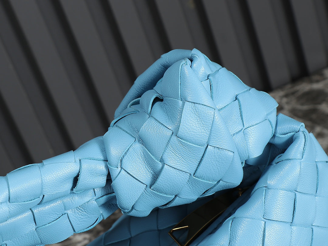 Luxury Bottega Veneta bv teen jodie 36cm ocean blue lambskin