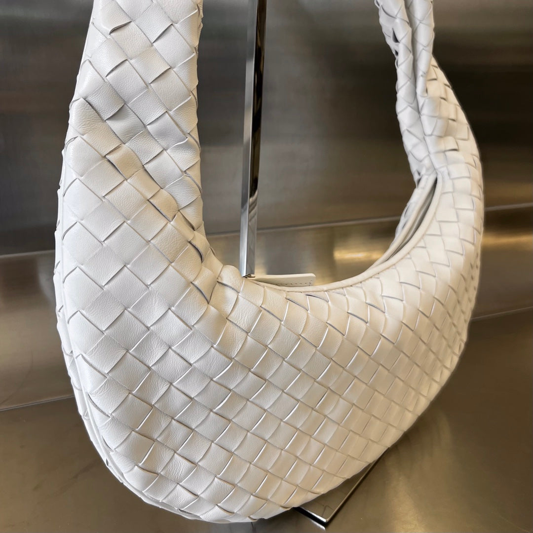 Luxury Bottega Veneta BUDDY 59 BAG IN WHITE CALFSKIN
