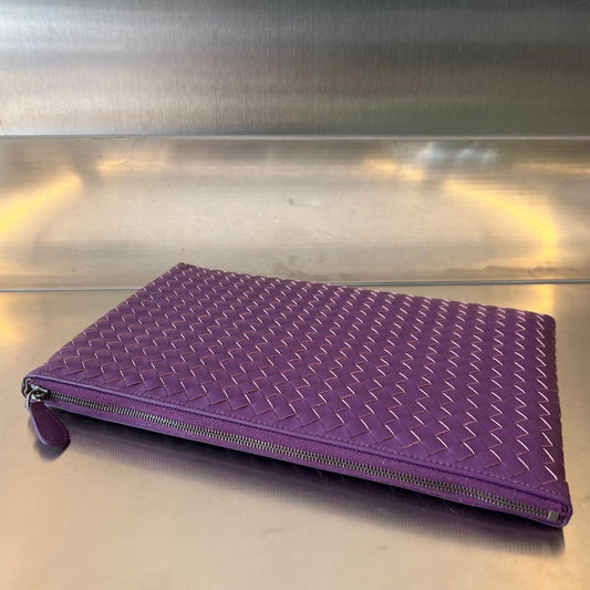 Luxury Bottega Veneta INTRECCIATO 30 IN PURPLE VIOLET LAMBSKIN
