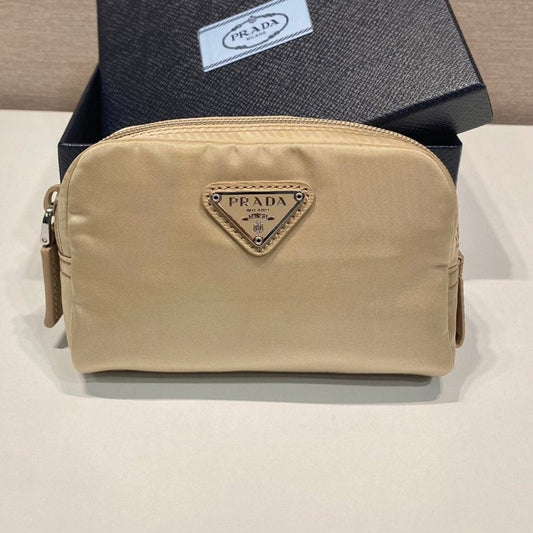 Luxury PradaCLUTCH 12 IN TAN BROWN RE-NYLON
