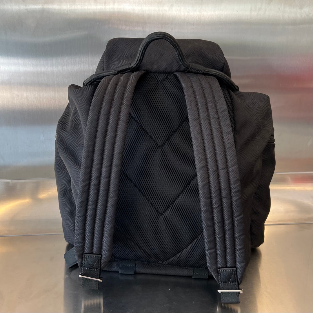Luxury Bottega Veneta ALTO 42 BACKPACK IN BLACK FABRIC