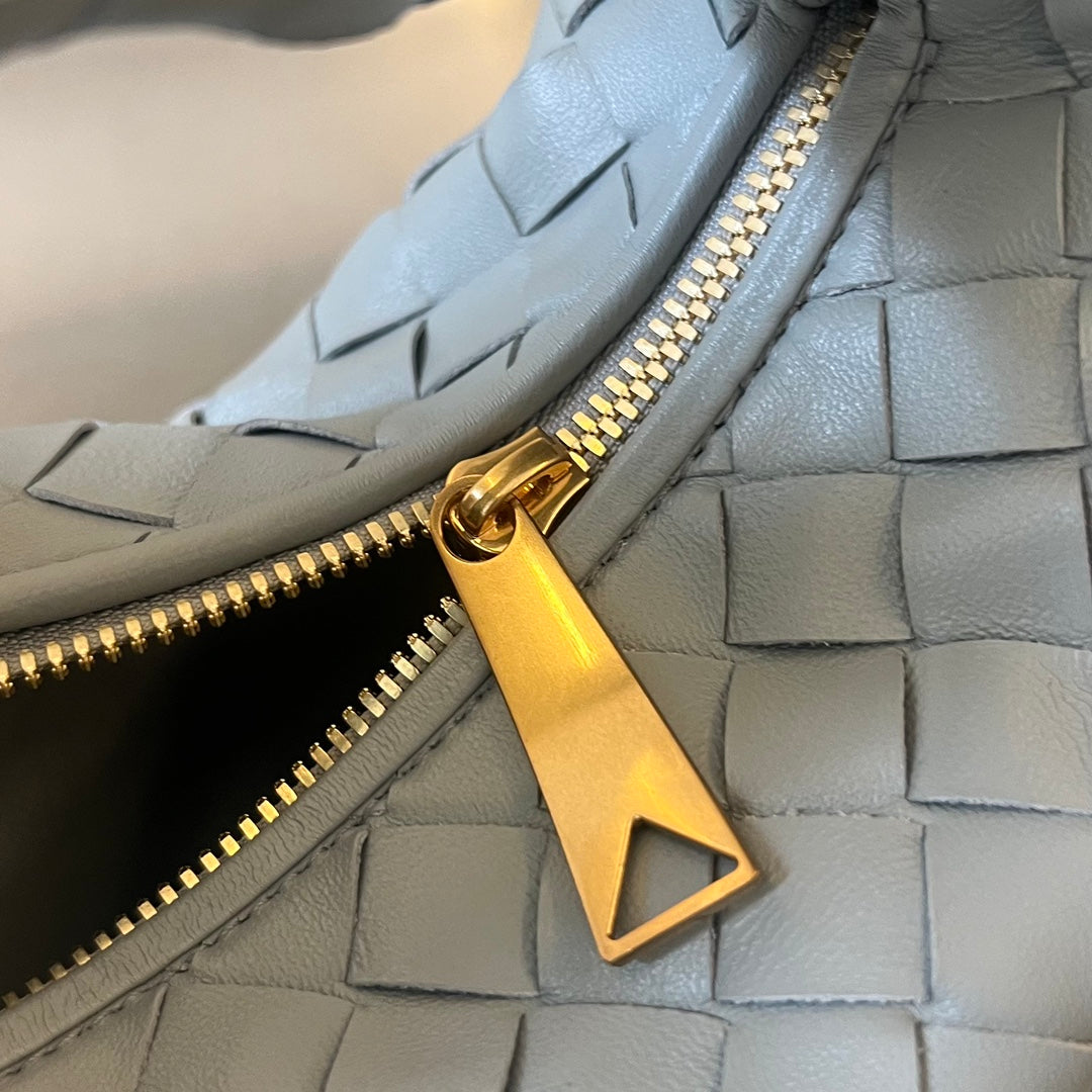 Luxury Bottega Veneta mini jodie 28 grey lambskin