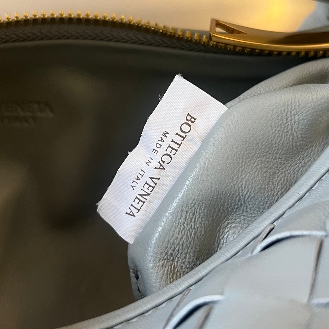 Luxury Bottega Veneta mini jodie 28 grey lambskin