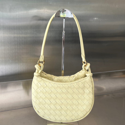 Luxury Bottega Veneta SMALL GEMELLI 24 IN LIGHT YELLOW LAMBSKIN