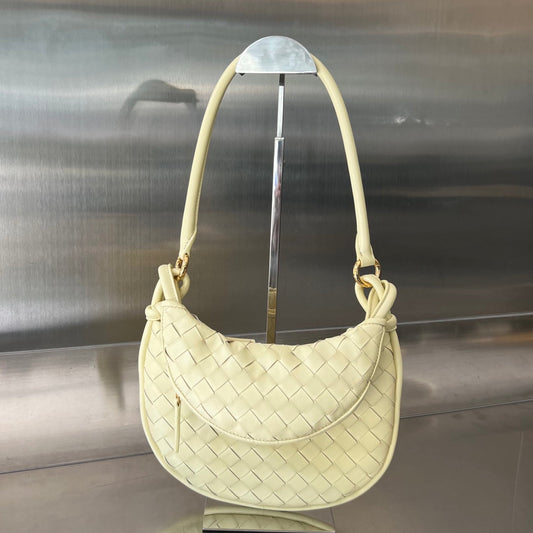 Luxury Bottega Veneta SMALL GEMELLI 24 IN LIGHT YELLOW LAMBSKIN