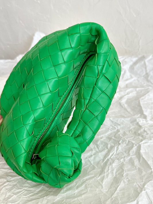Luxury Bottega Veneta mini jodie 28 green lambskin