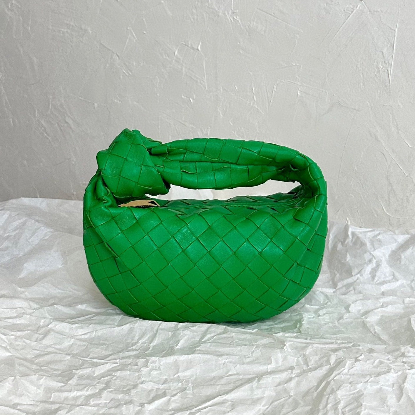 Luxury Bottega Veneta mini jodie 28 green lambskin