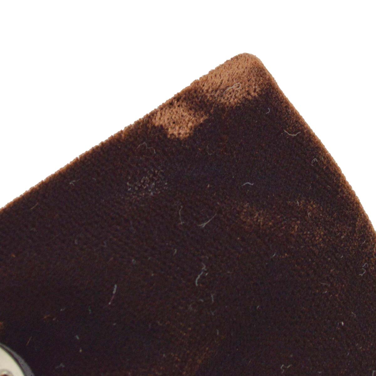 Luxury Chanel Brown Velvet Bow Hair Barrette
