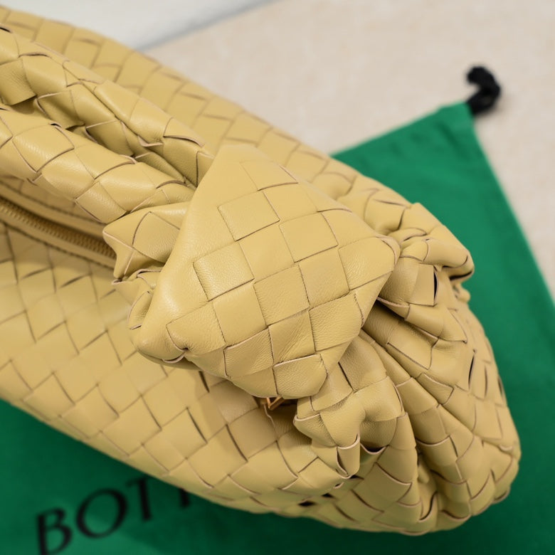 Luxury Bottega Veneta small jodie 48 lime lambskin