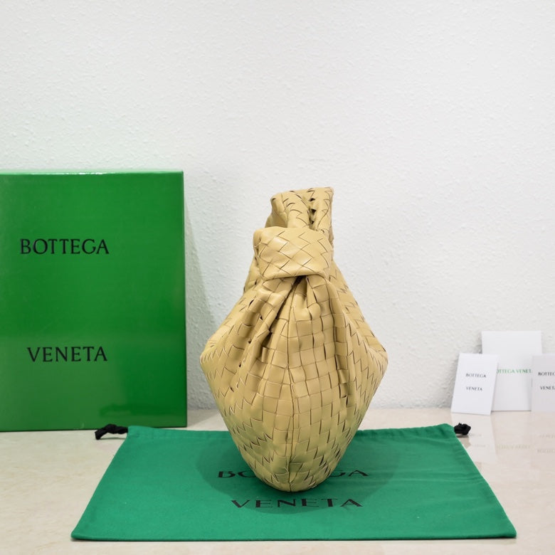 Luxury Bottega Veneta small jodie 48 lime lambskin