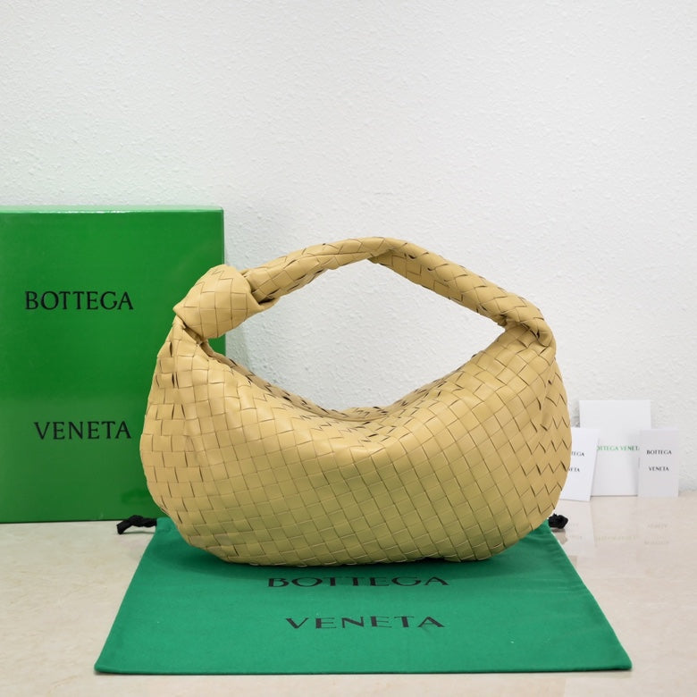 Luxury Bottega Veneta small jodie 48 lime lambskin