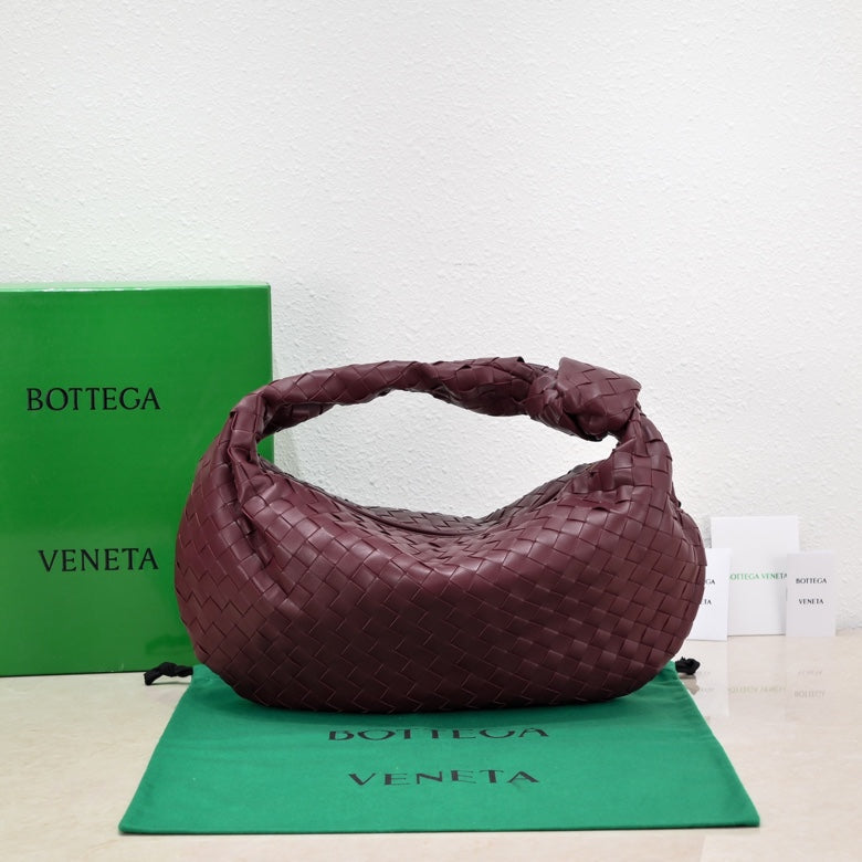 Luxury Bottega Veneta small jodie 48 wine lambskin