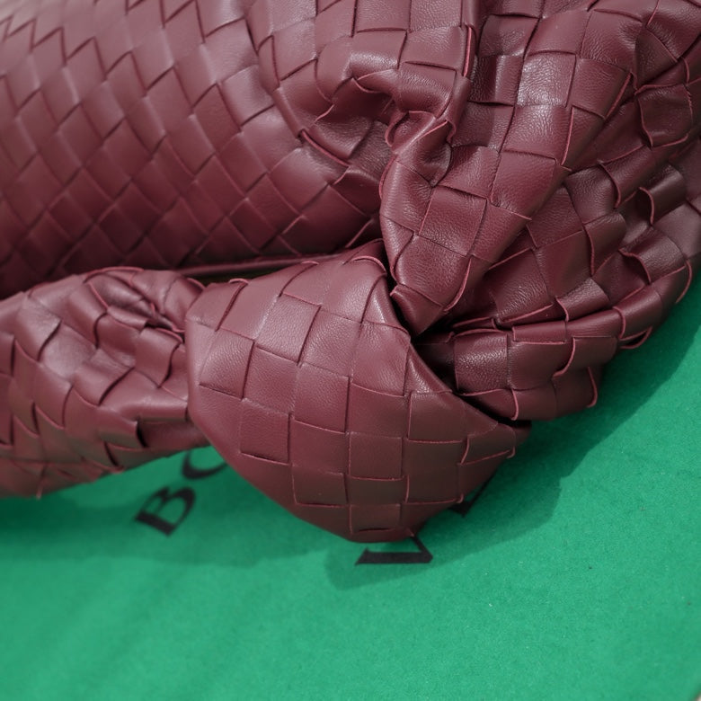 Luxury Bottega Veneta small jodie 48 wine lambskin