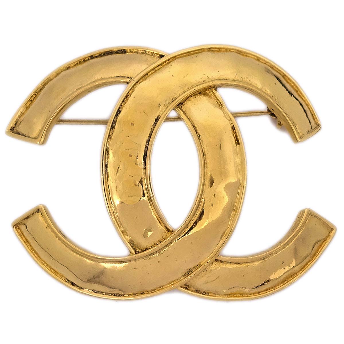 Luxury Chanel Brooch Pin Gold 94P
