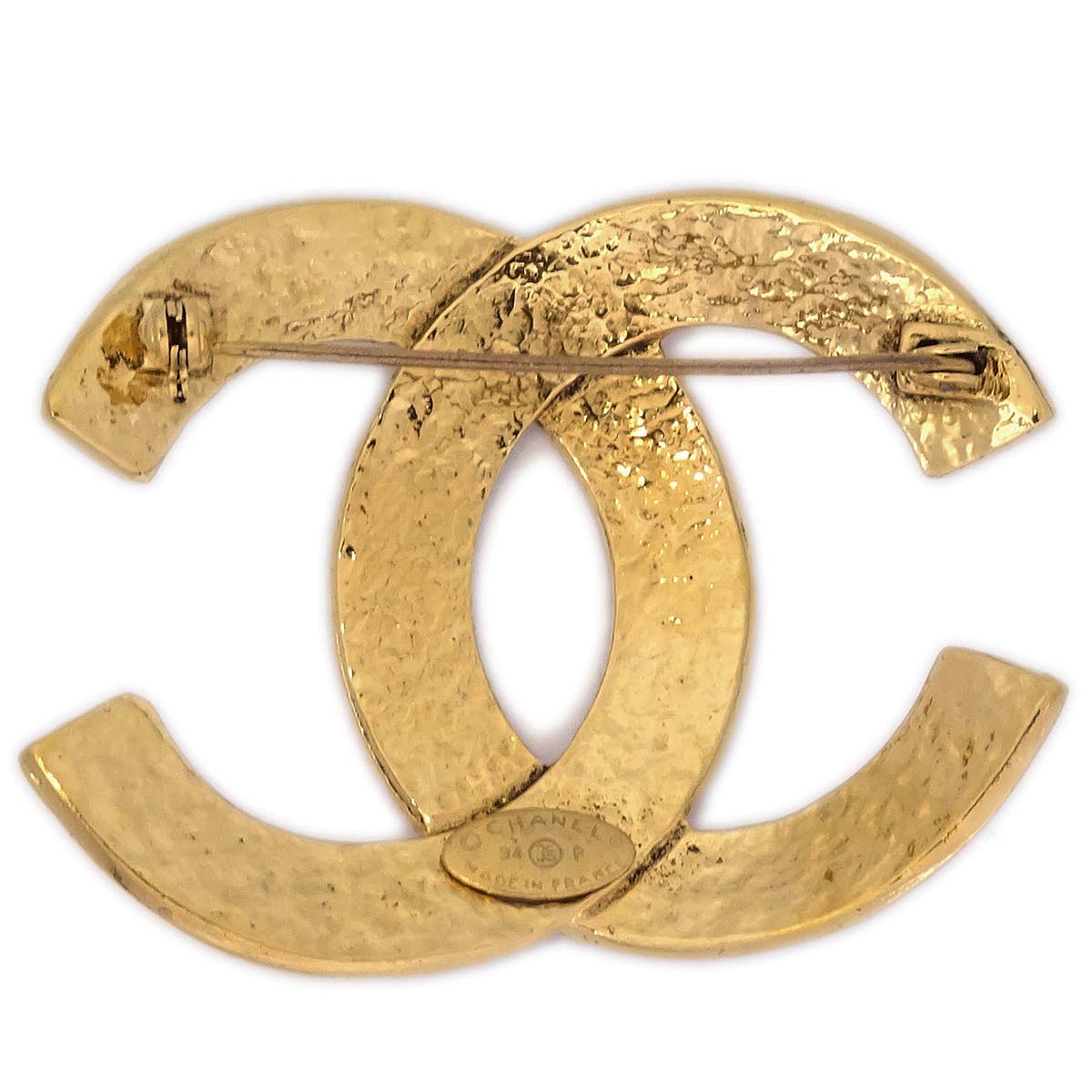 Luxury Chanel Brooch Pin Gold 94P