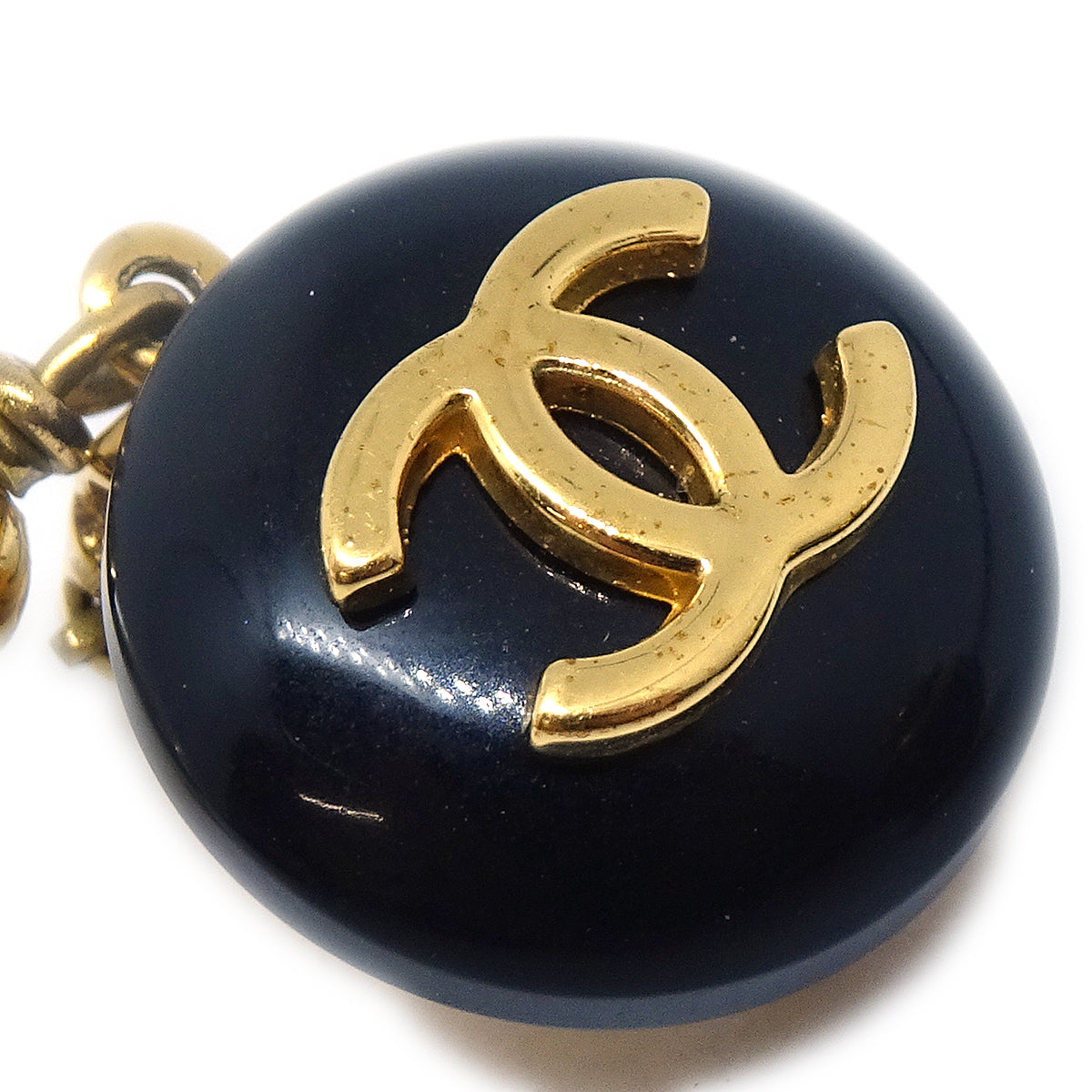 Luxury Chanel Artificial Pearl Dangle Earrings Clip-On 96P