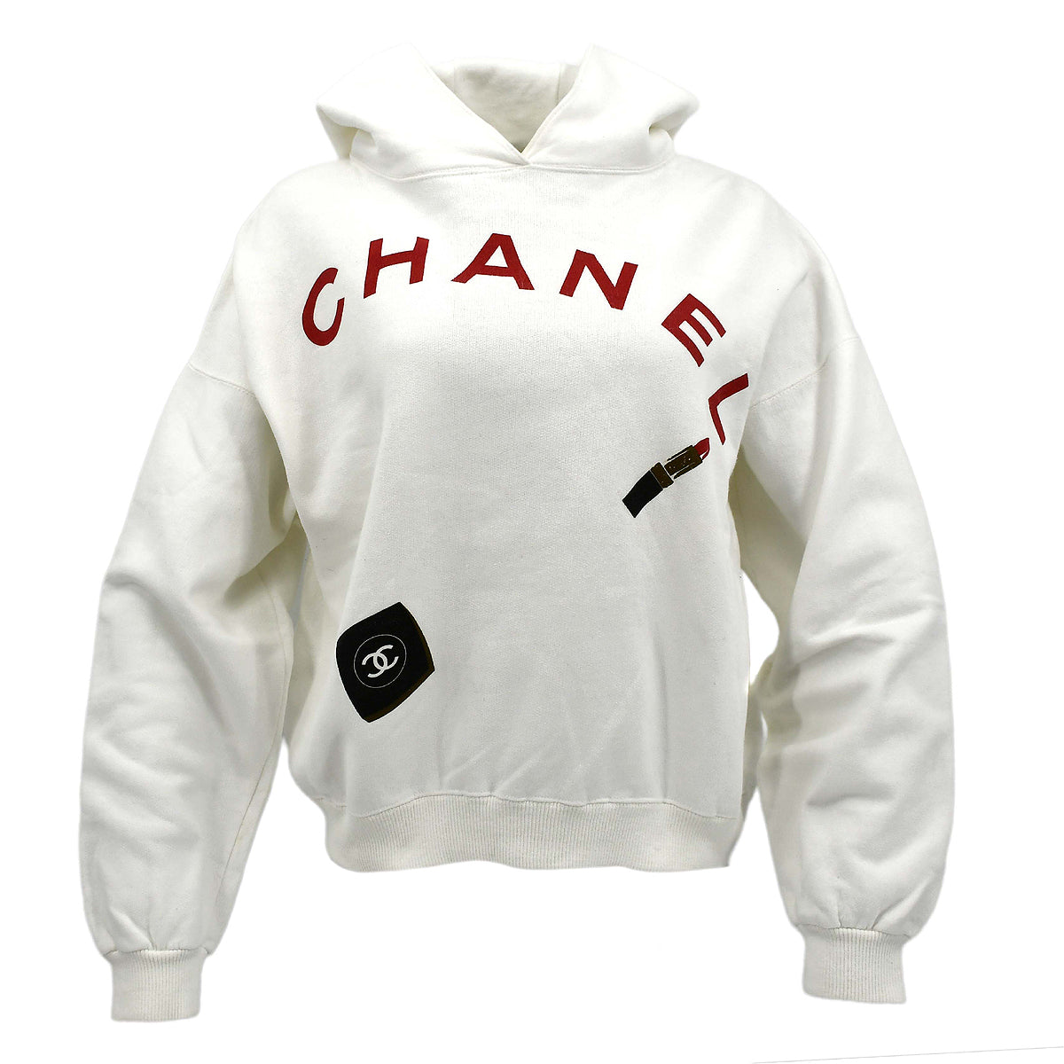 Luxury Chanel Hoodie Sweatshirt White
