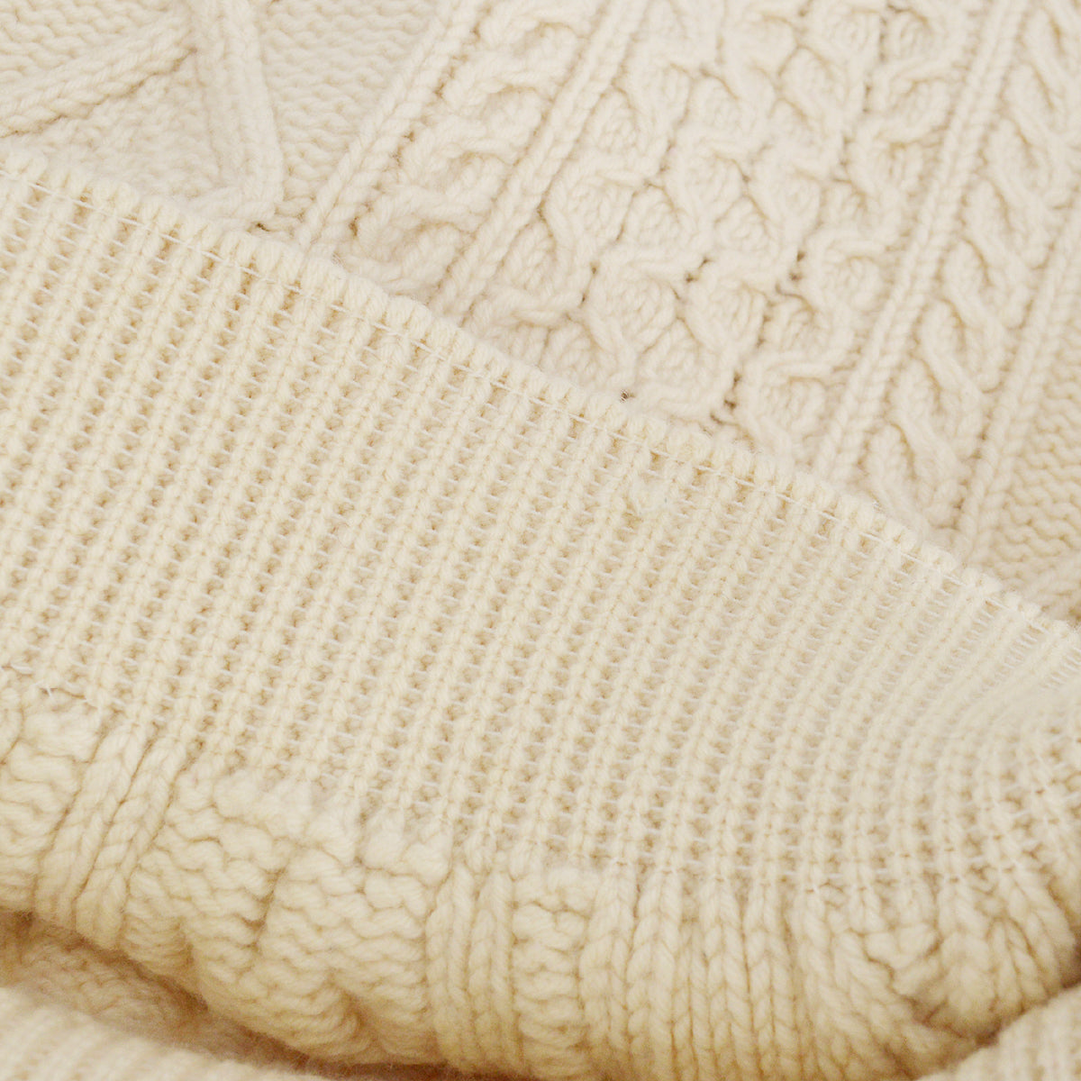 Luxury Chanel Fisherman Sweater Ivory #40