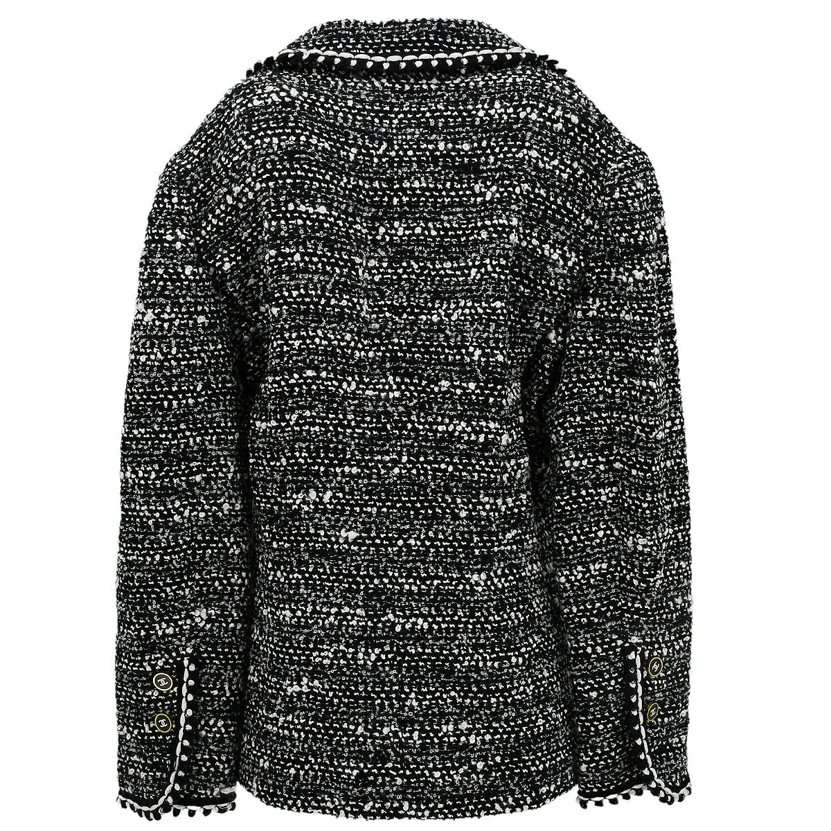 Luxury Chanel Fall 1994 tweed jacket