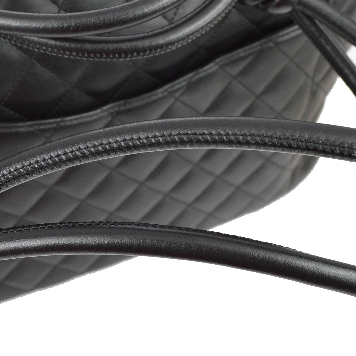 Luxury Chanel 2004-2005 Black Calfskin Cambon Ligne Handbag