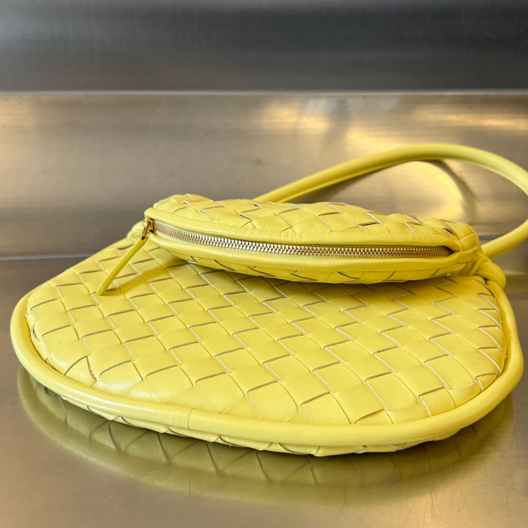 Luxury Bottega Veneta SMALL GEMELLI 24 IN SHERBERT LAMBSKIN