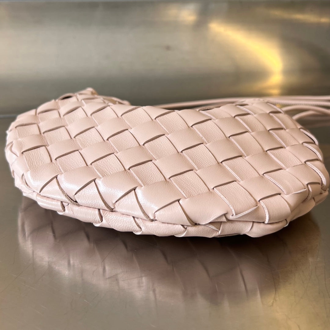 Luxury Bottega Veneta SARDINE 20 WITH CHAIN IN LIGHT PINK LAMBSKIN
