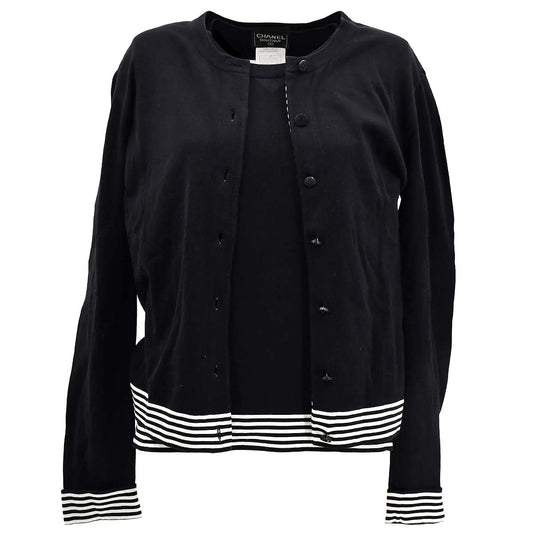 Luxury Chanel Spring 1998 cotton cardigan set #40