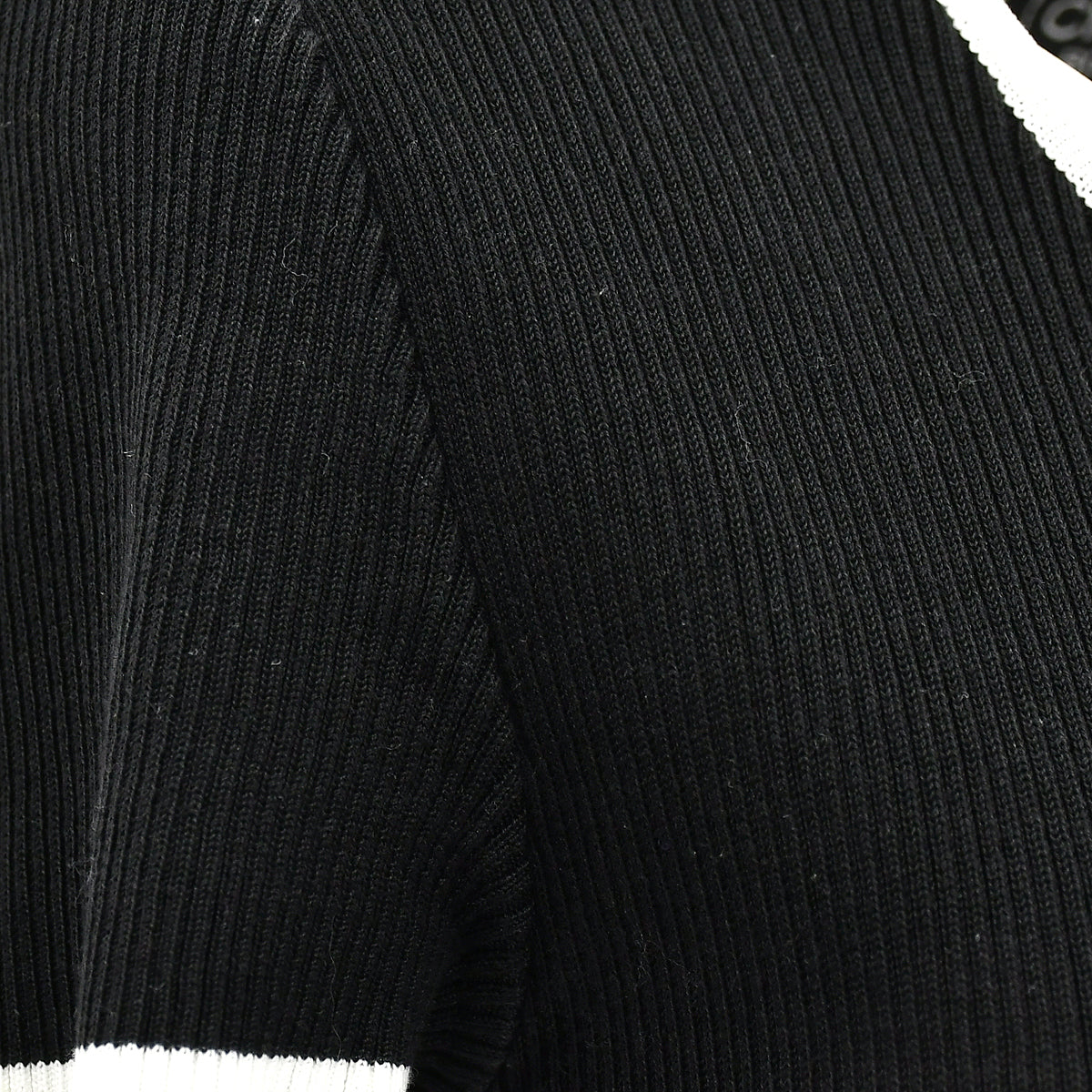 Luxury Chanel Spring 1995 T-shirt Black 95P #42