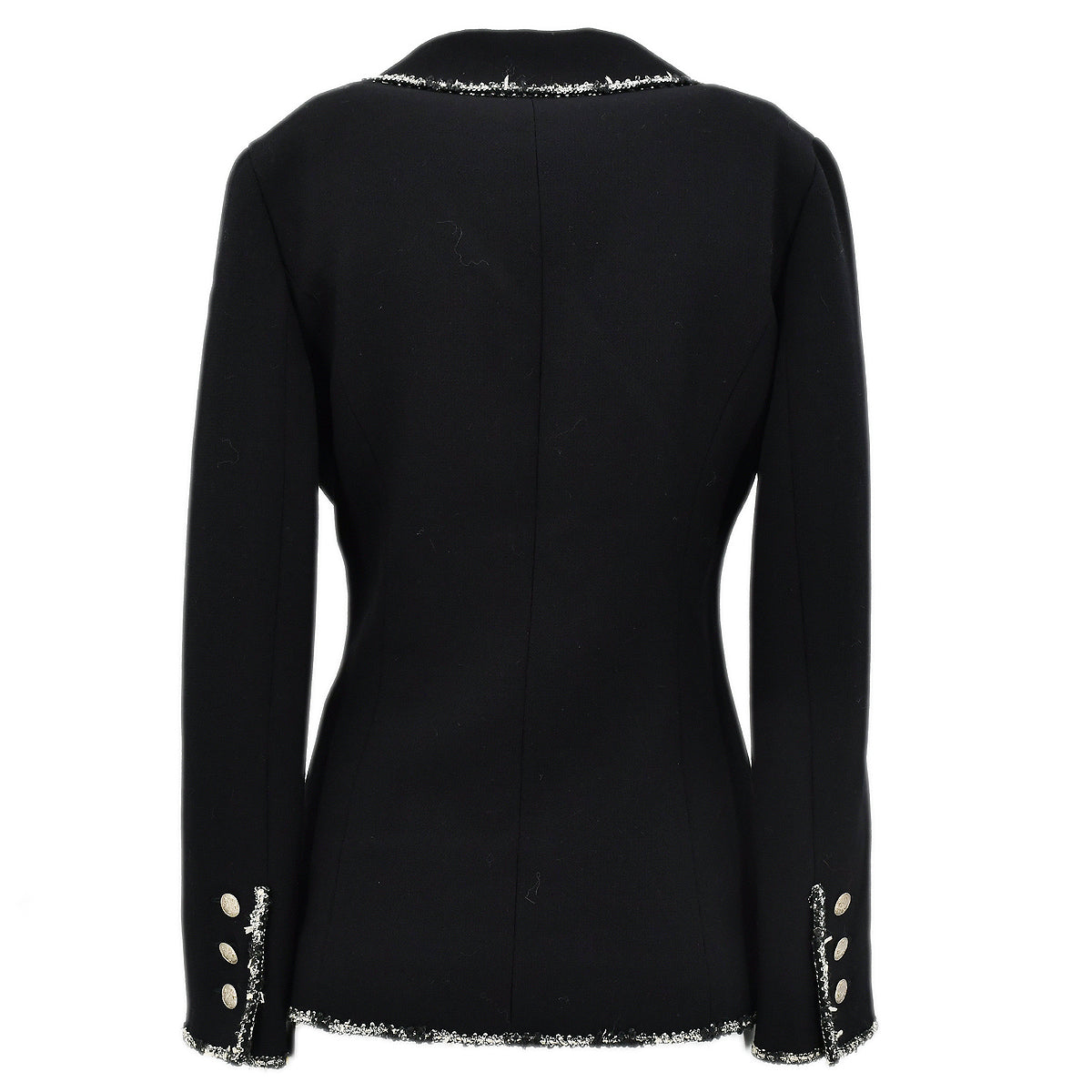Luxury Chanel Cruise 2005 emblem patch single-breasted blazer #36