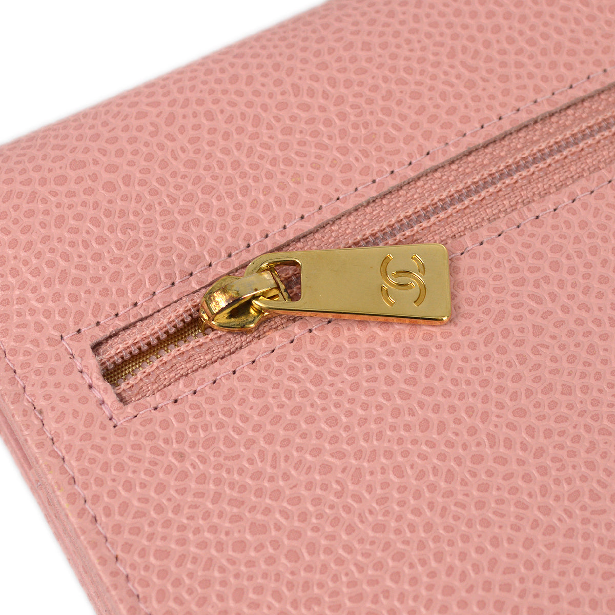 Luxury Chanel 2003-2004 Pink Caviar Timeless WOC Wallet