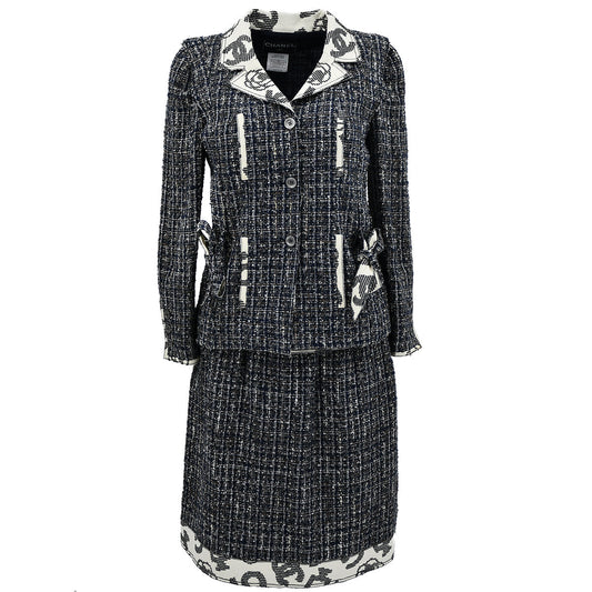 Luxury Chanel Spring 2006 single-breasted skirt suit #36 #38