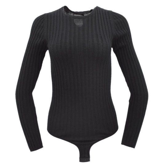 Luxury Chanel Fall 1997 ribbed jumper #42