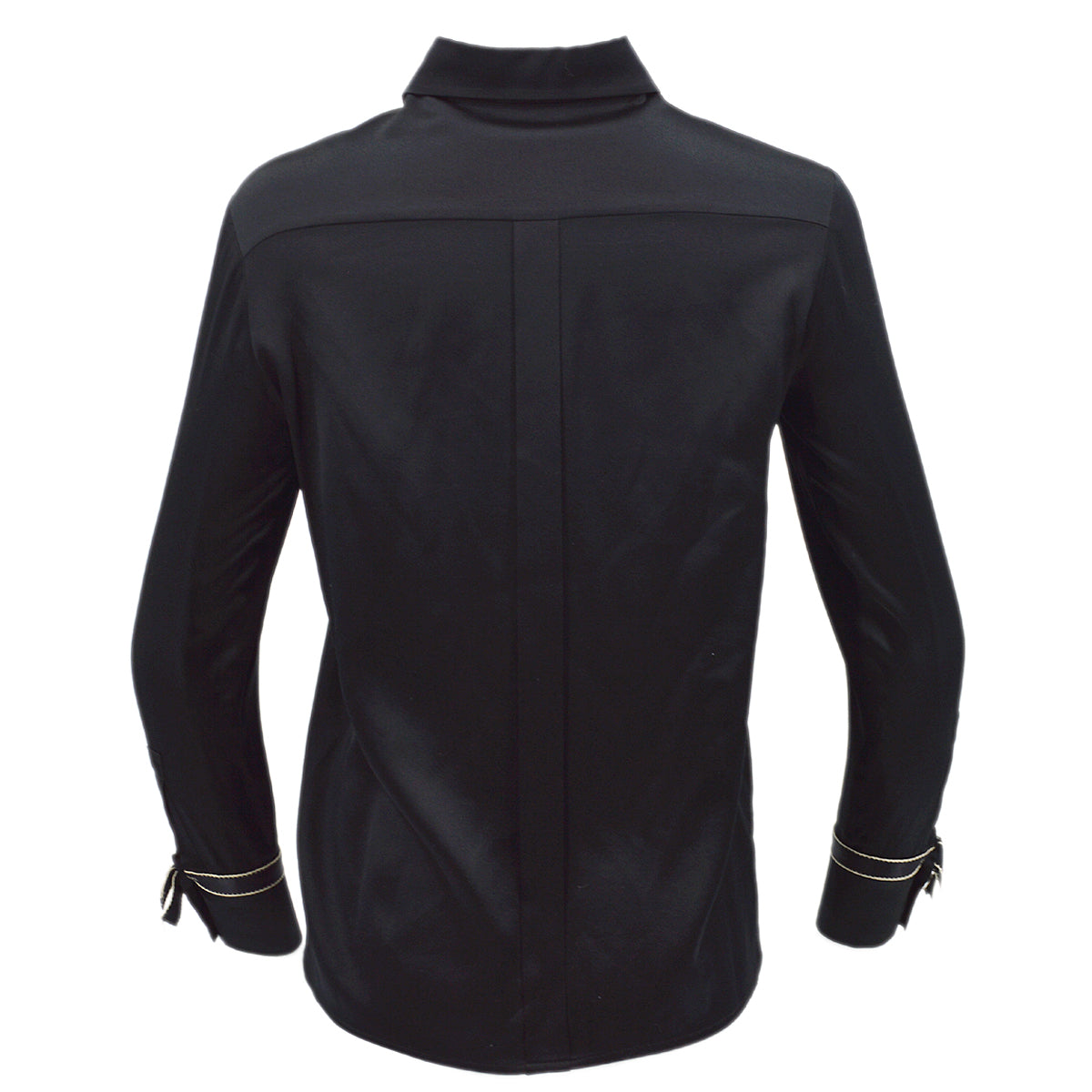 Luxury Chanel Blouse Shirt Black 94A #36