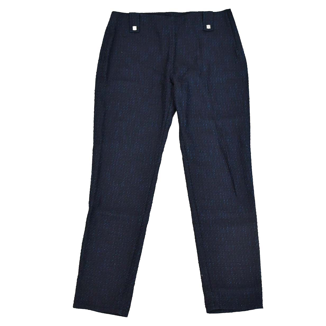 Luxury Chanel Long Pants Black Navy 01P #48
