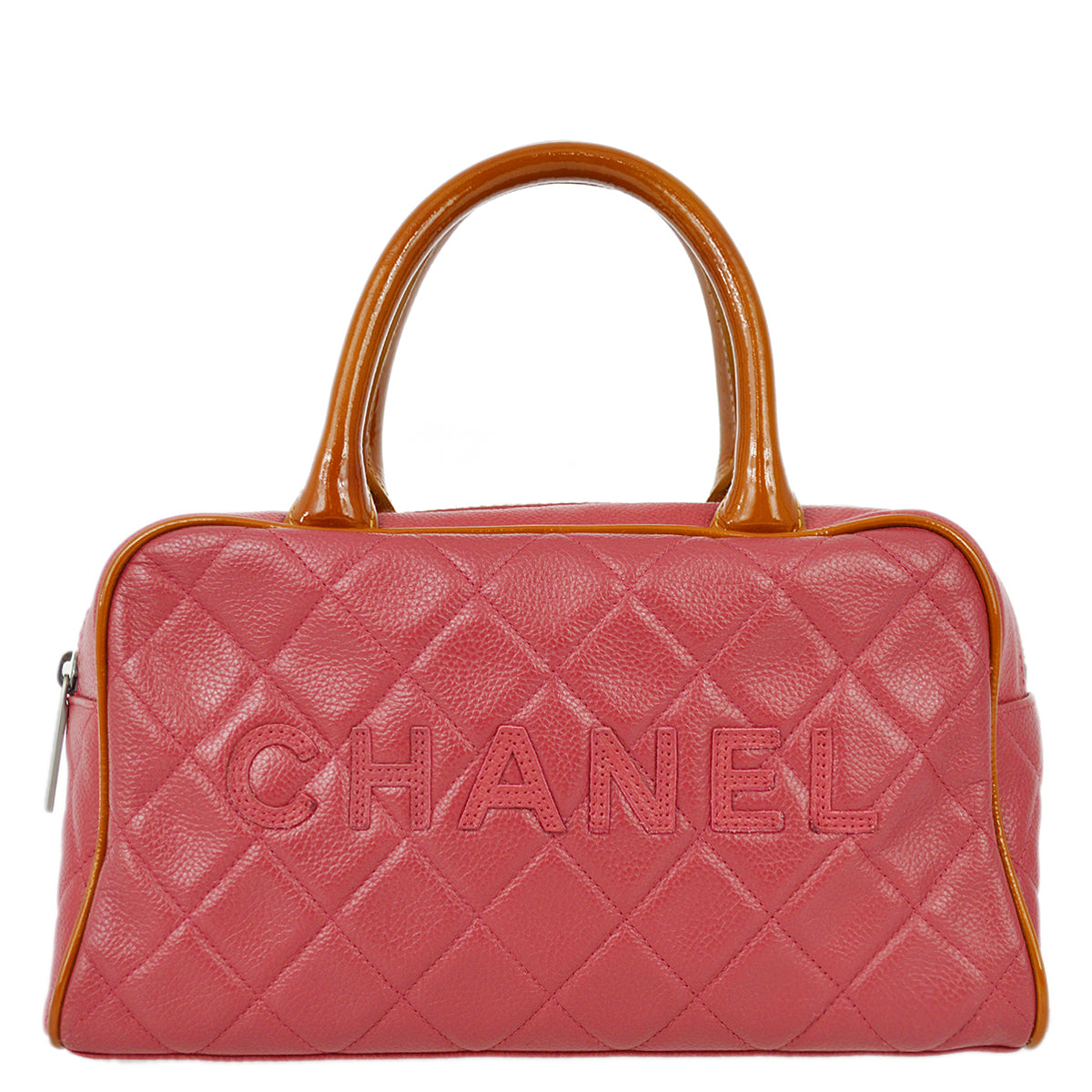 Luxury Chanel 2000-2001 Caviar Bowling Bag 27
