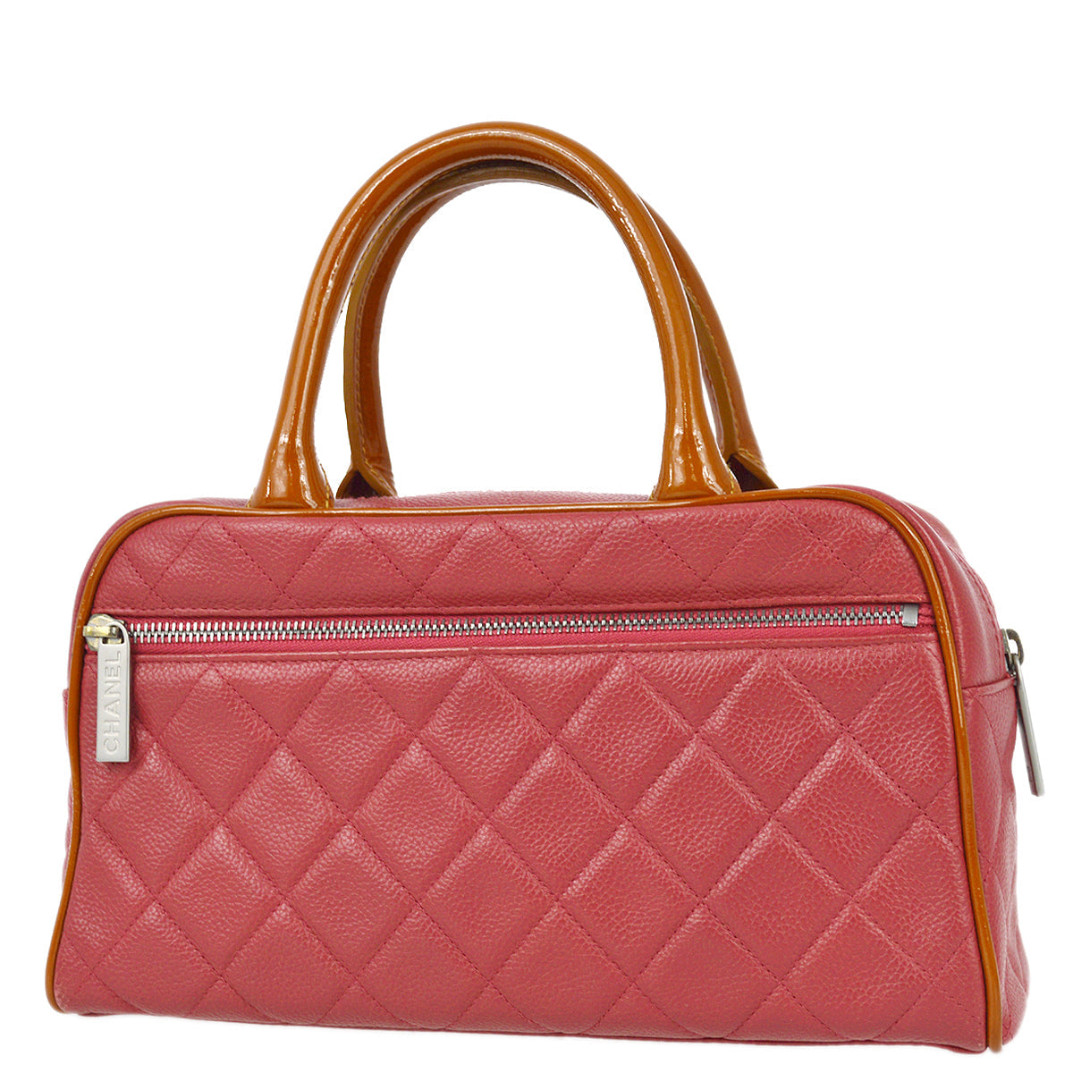 Luxury Chanel 2000-2001 Caviar Bowling Bag 27