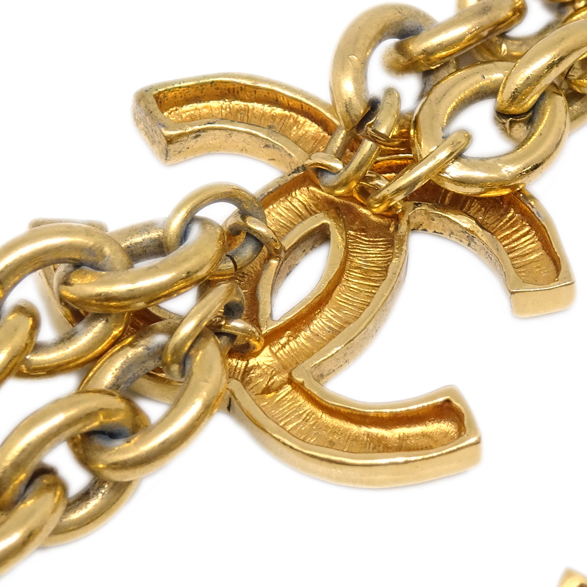 Luxury Chanel CC Gold Chain Belt Small New