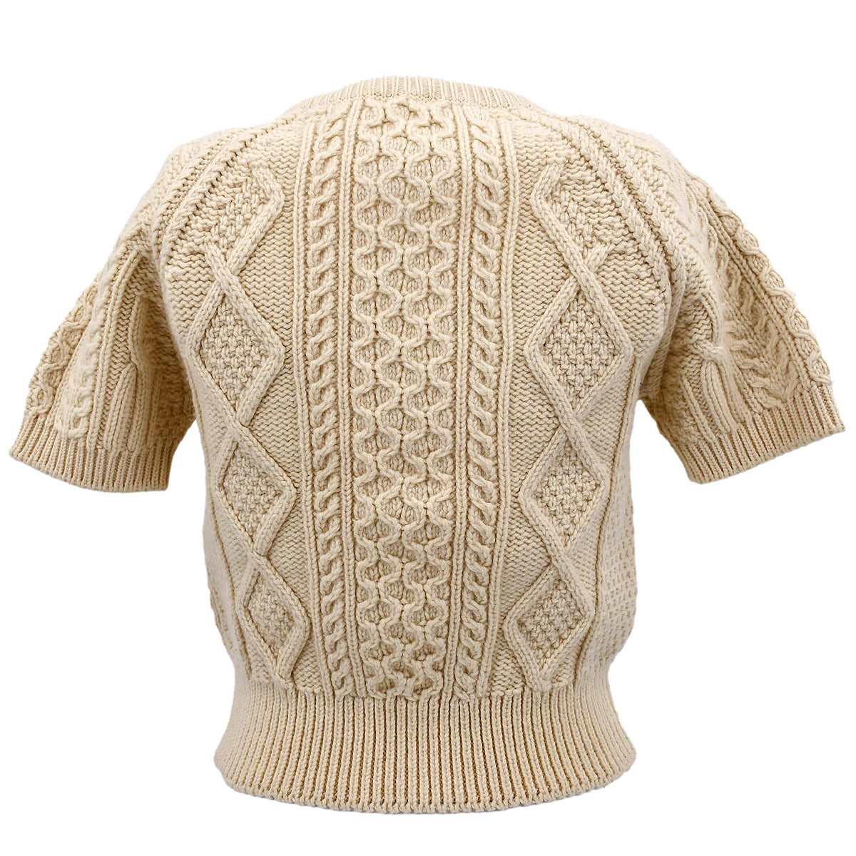 Luxury Chanel Fall 1996 wool fisherman knit jumper #38