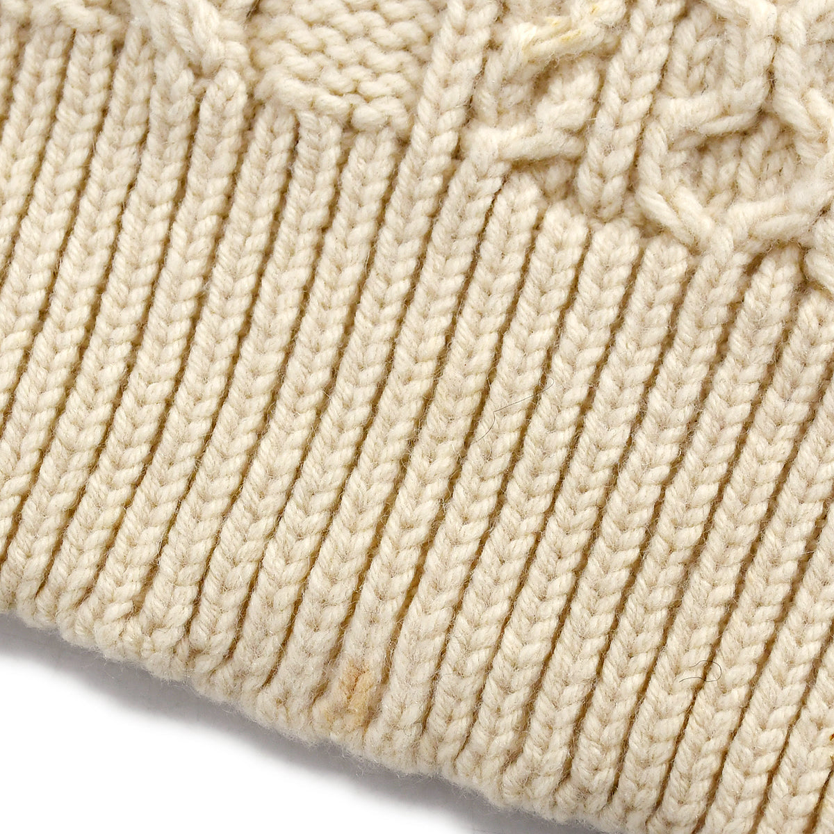 Luxury Chanel Fall 1996 wool fisherman knit jumper #38
