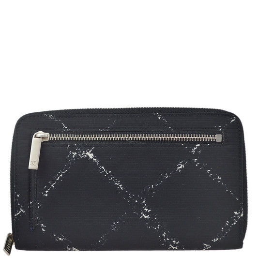 Luxury Chanel Travel Line Black Nylon Wallet Purse