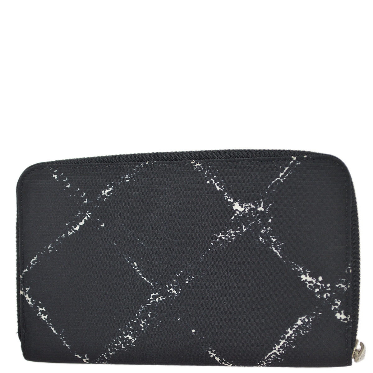 Luxury Chanel Travel Line Black Nylon Wallet Purse