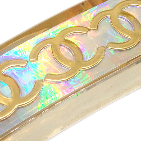 Luxury Chanel Hair Clip Hairpin Barrette Clear 97P