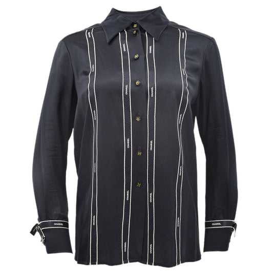 Luxury Chanel Fall 1994 silk blouse #38