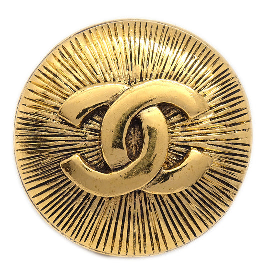 Luxury Chanel Brooch Pin Gold 1136
