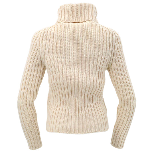 Luxury Chanel Fall 2000 ribbed cashmere jumper #36