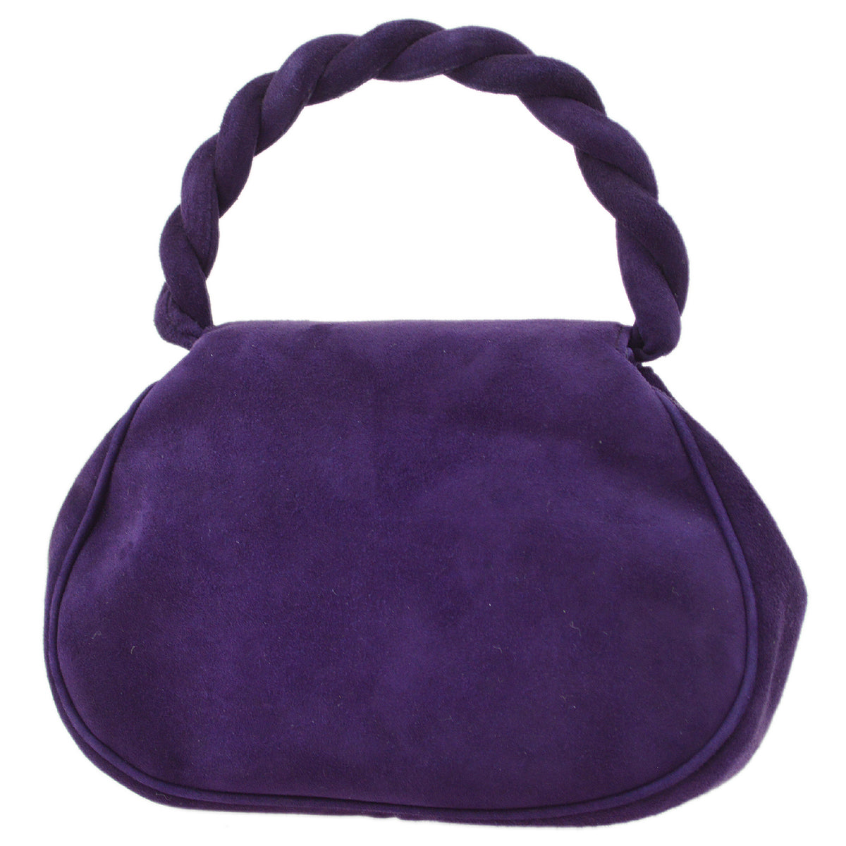 Luxury Chanel 1996-1997 Suede Top Handle Bag